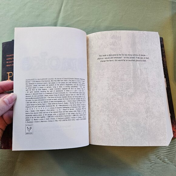2 Book Bundle: Smoke (Hardcover) & Tricks (Paperback) by Ellen Hopkins - Picture 5 of 11